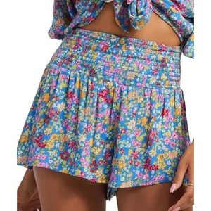 floral billabong shorts small